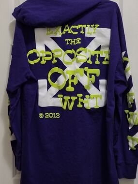 Off-White Opposite Arrow boxy hoodie Large